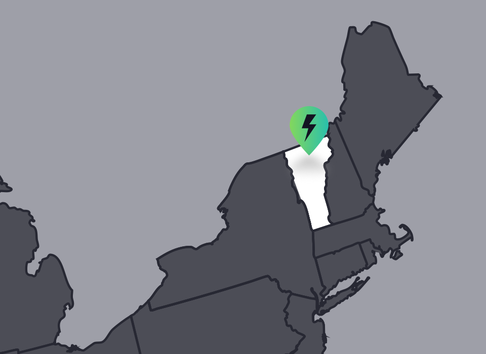 Vermont service area map